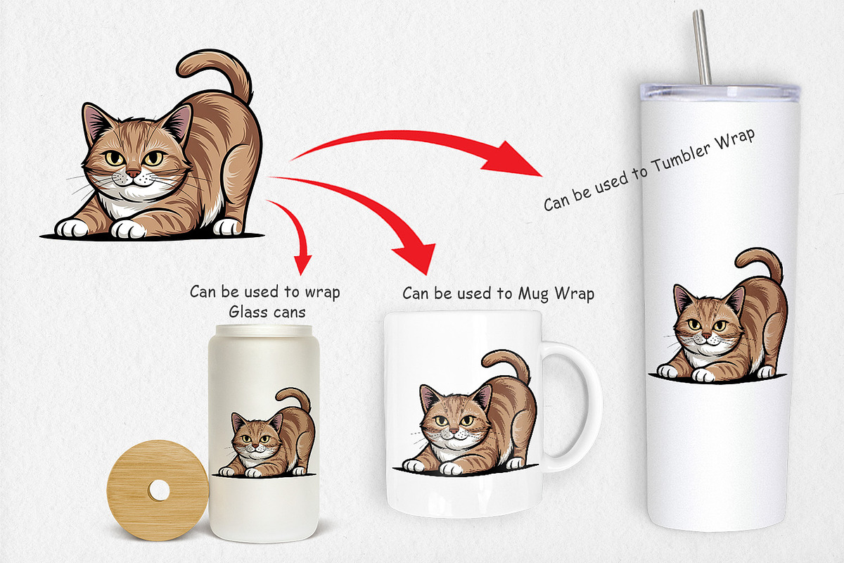 Cat Mood Expressions, a Graphic by Artnoy (Photo 4 of 5)
