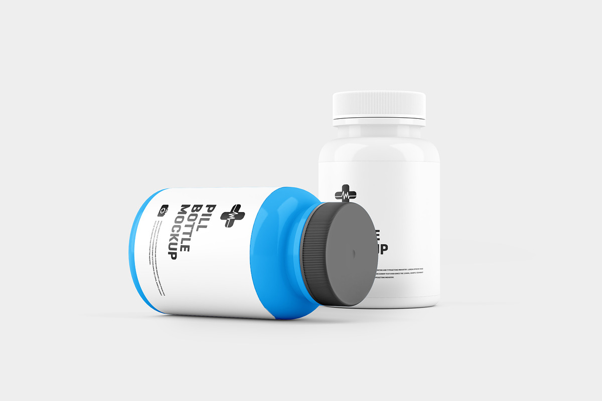 Pill Bottle Mockup, a Cups & Container Mockup by Toasin Studio (Photo 9 of 11)