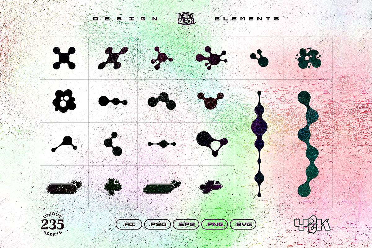 235 Y2K Shapes, Icons and Elements, an Object Graphic by Retro Black Studio (Photo 4 of 15)