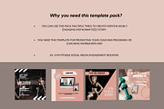 Fitness Coach Instagram Templates, a Social Media Template by Deepa Template Studio (Thumbnail 8 of 18)