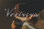 Vostriya | A Embroidery Script Font, a Handwritten Font by Berdansabersama (Thumbnail 1 of 9)