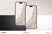 iPhone Pro Max Mockup - 9 Scenes, an iPhone Mockup by Limitless Design (Thumbnail 11 of 11)