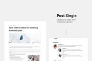 Julia - Creative Portfolio Template, a HTML Template by TemplatesJungle (Thumbnail 8 of 9)