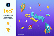 Isometric illustration PS action, an Action Add-On by Andrew Skoch Design (Thumbnail 3 of 6)