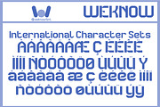 Slide Show font, a Sans Serif Font by weknow (Thumbnail 8 of 8)