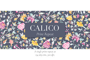 Calico, A Seamless Chintz Pattern