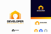 Set of House electricity logo desig, a Branding & Logo Template by Lucky Creative (Thumbnail 4 of 5)