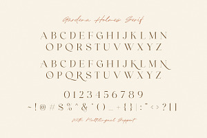 Gardena Holmes - Font Duo LOGOS