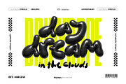 Dripydope - Edgy Liquid Font, a Symbol Font by ikiiko (Thumbnail 3 of 7)