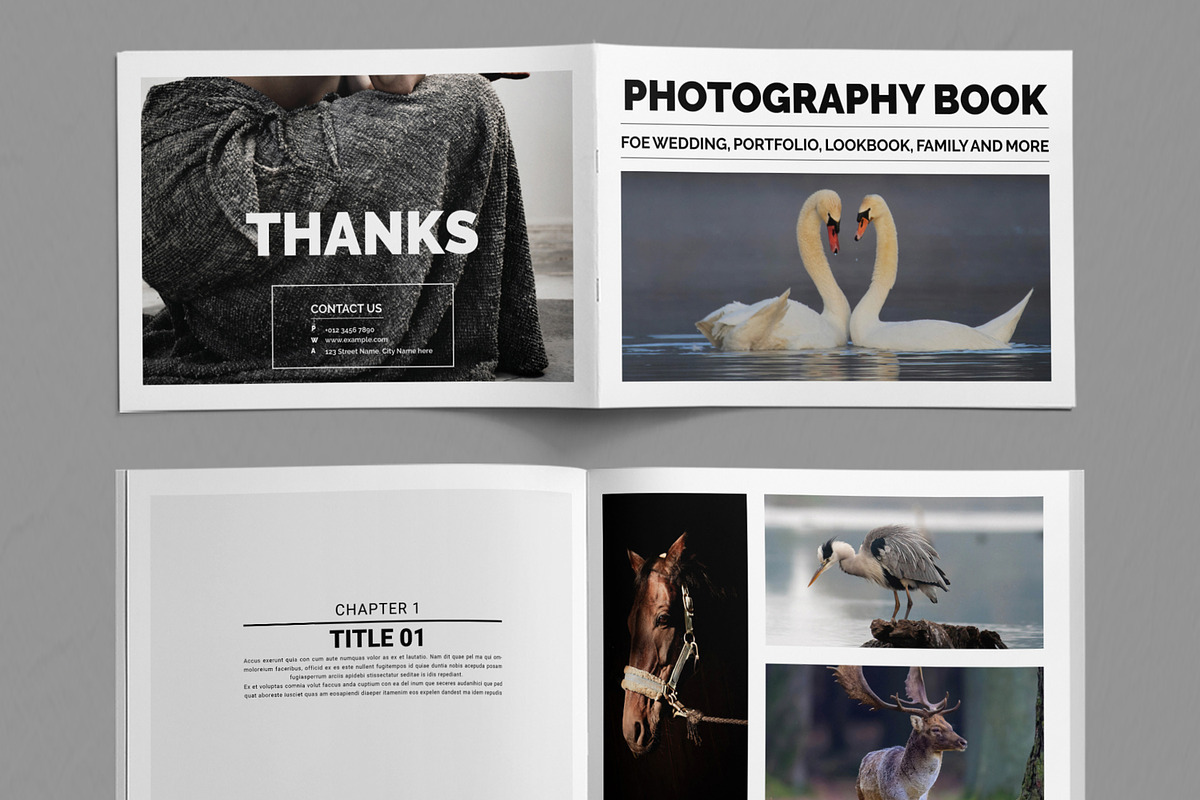 Photography Album Book Layout, a Magazine Template by ContestDesign (Photo 2 of 5)