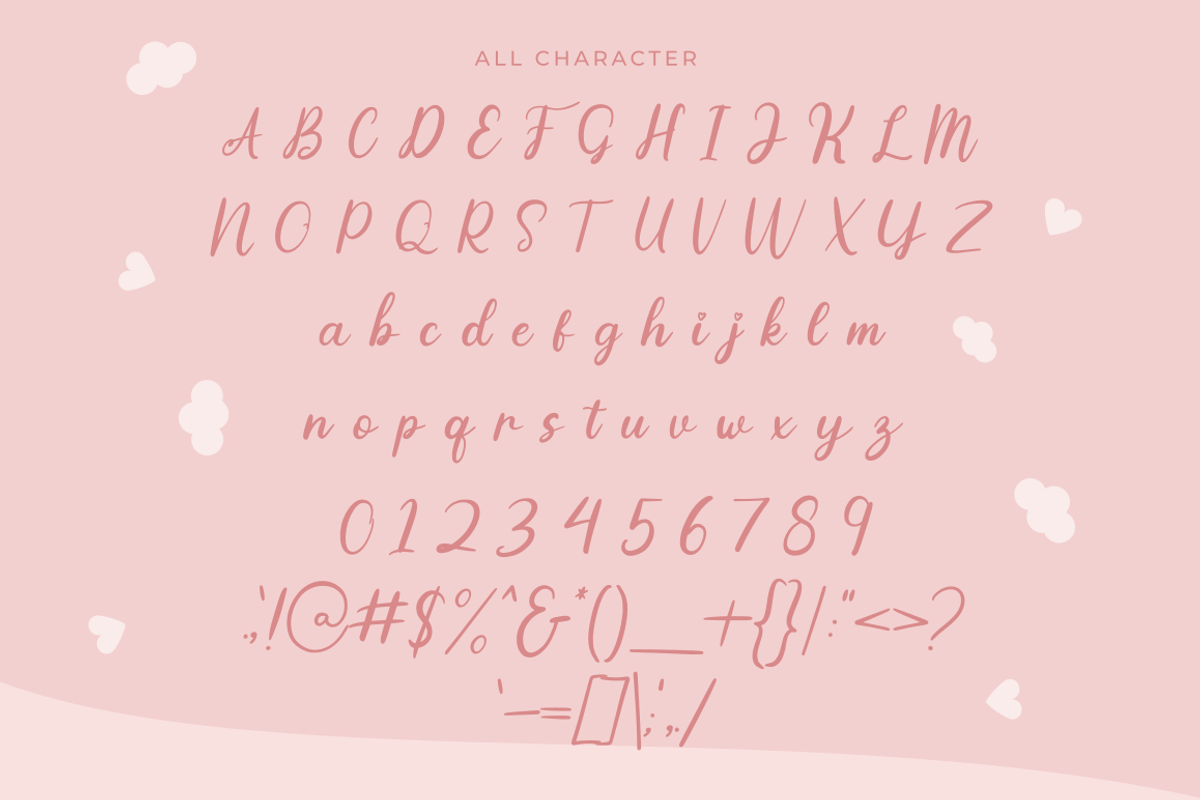 Lovely Magnolia | Cute Handwriting, a Script Font by Rissyletter Studio (Photo 7 of 10)