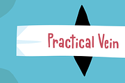 Practical Vein - super duper cute!, a Handwritten Font by pizzadudedotdk (Thumbnail 1 of 8)