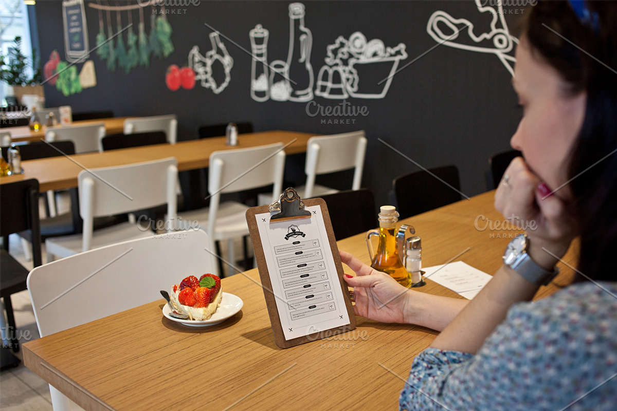 Restaurant menu - 6 mockups, a Print Template by show it better (Photo 4 of 5)