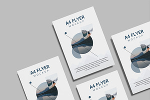 A4 Flyer Mockup