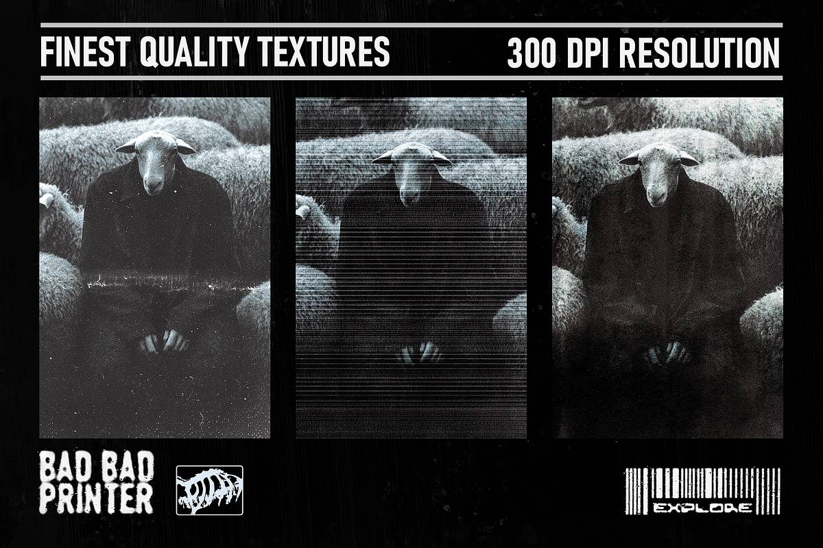 Bad Bad Printer - Photocopy Textures, a Texture Graphic by BeNone Designs (Photo 2 of 6)