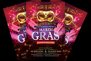 Mardi Gras Carnival Party Flyer, a Flyer Template by feydesign (Thumbnail 2 of 2)