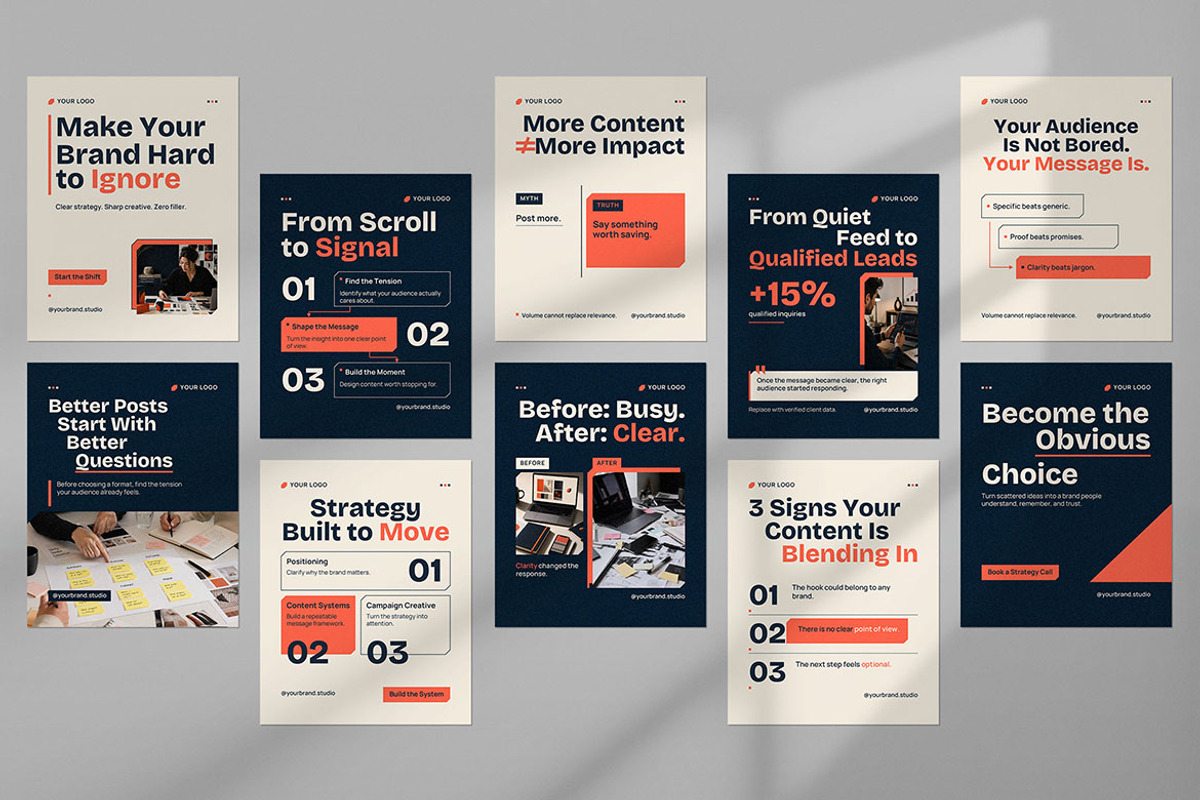 Content Strategy Social Media, a Social Media Template by Pitchlook.Studio (Photo 2 of 3)