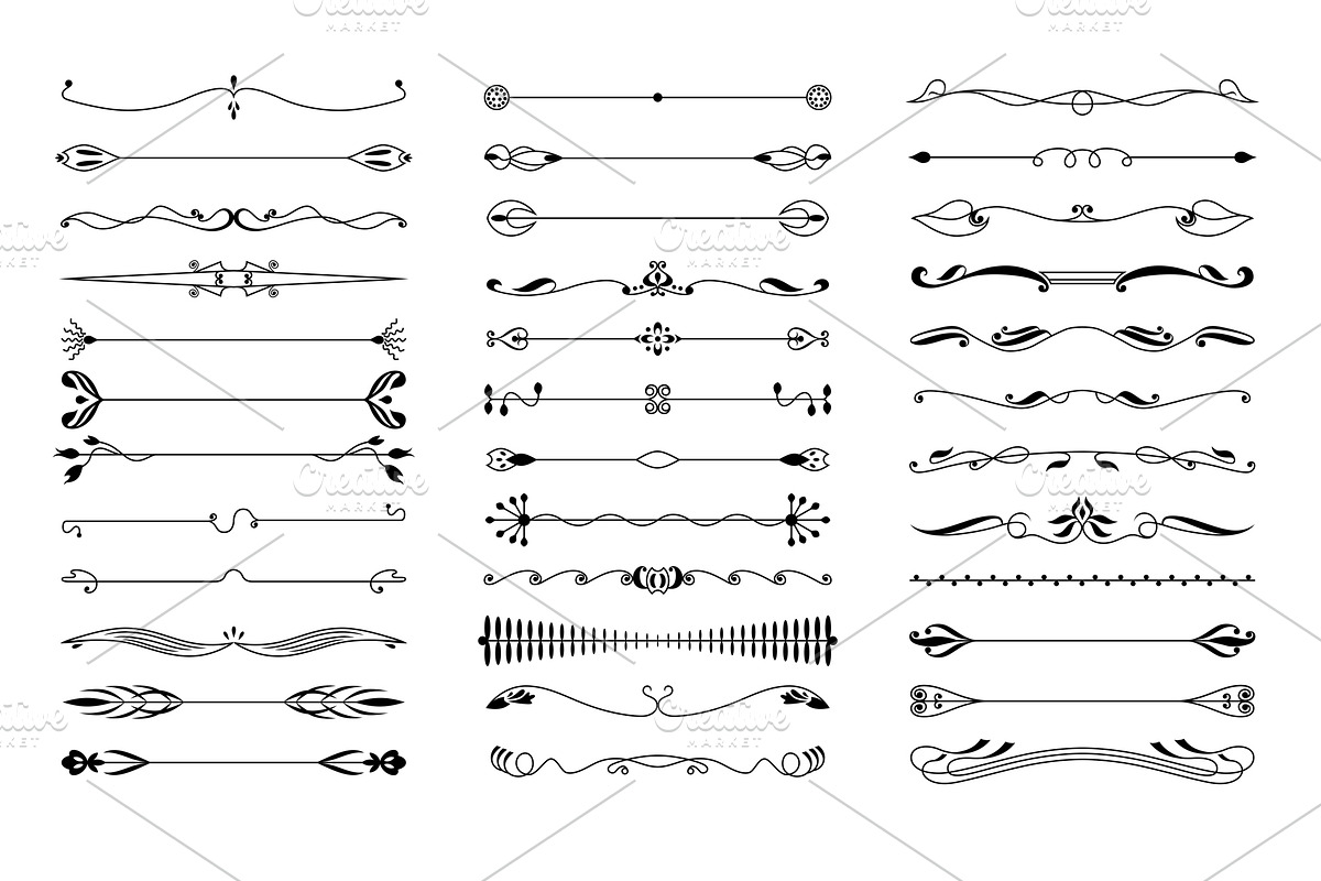 150 decorative elements., a Decorative Illustration by TaPilipa (Photo 3 of 5)
