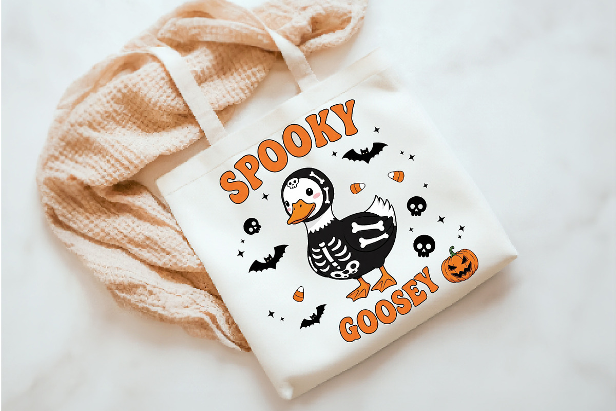 Spookey Goosey Png, an Illustration by Watercolor design (Photo 3 of 3)