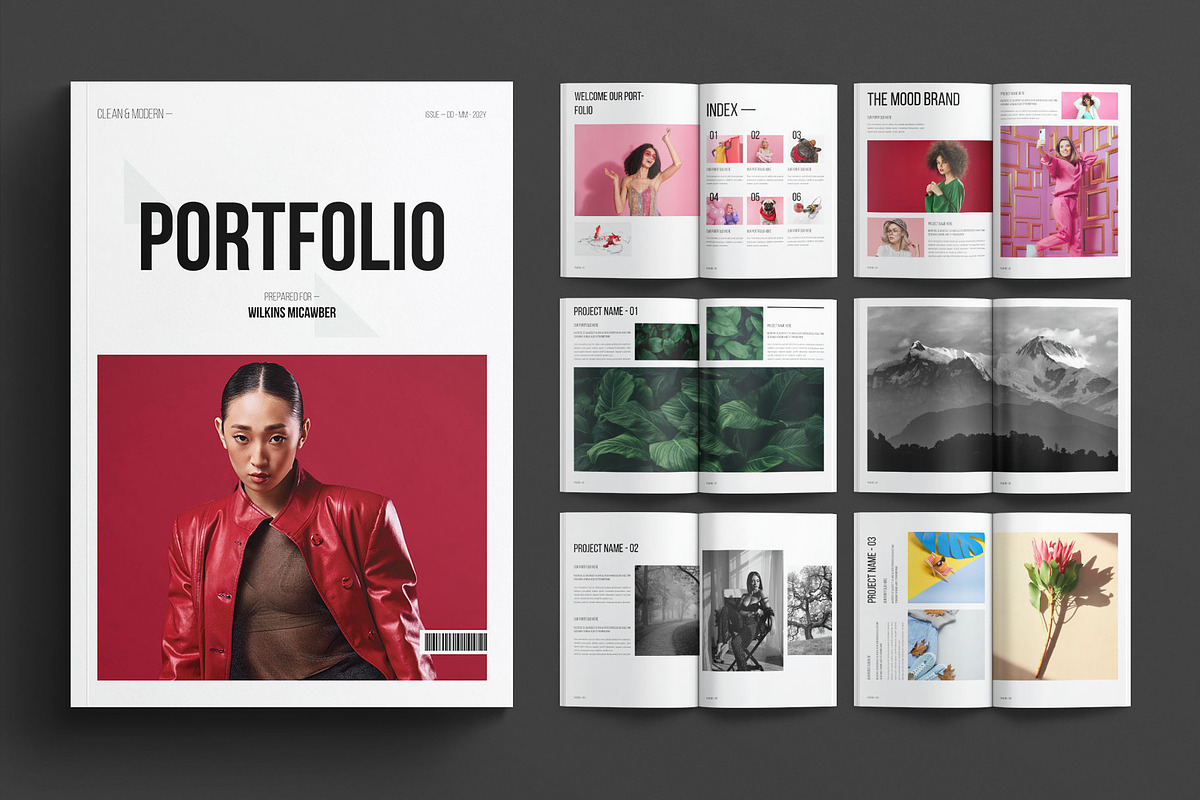 Portfolio Design Template, a Brochure Template by E-Type (Photo 1 of 7)
