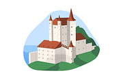 Medieval fortresses, ancient castles, an Object Illustration by PaperTrident (Thumbnail 2 of 9)