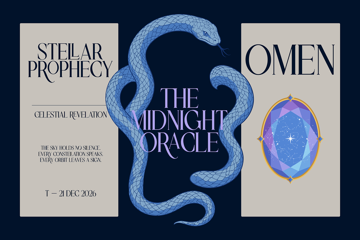 Stellar Oracle — Celestial Display, a Serif Font by Helotype (Photo 5 of 10)