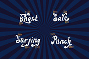 Lightning - A Bold Retro Font, a Script Font by Graphiqa Studio (Thumbnail 8 of 11)