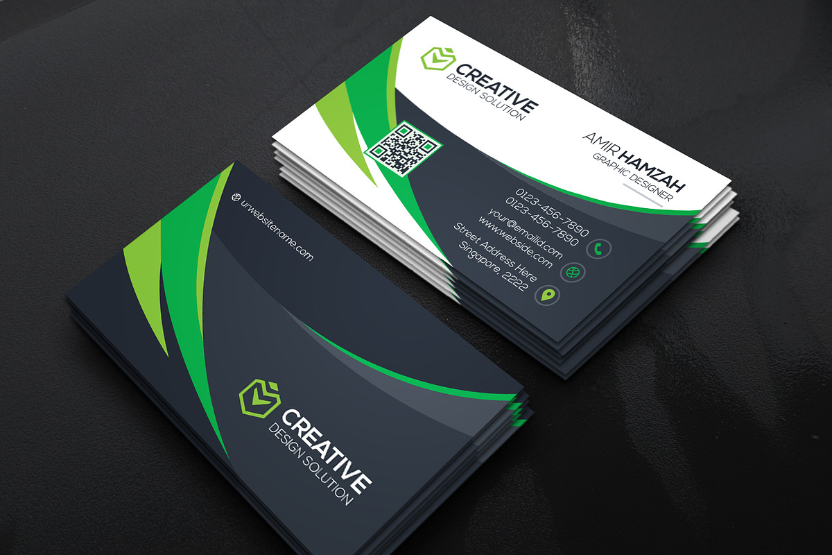 Corporate Business Card, a Business Card Template by GenerousArt (Photo 5 of 5)