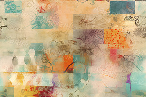 Patchwork Seamless Patterns Grunge