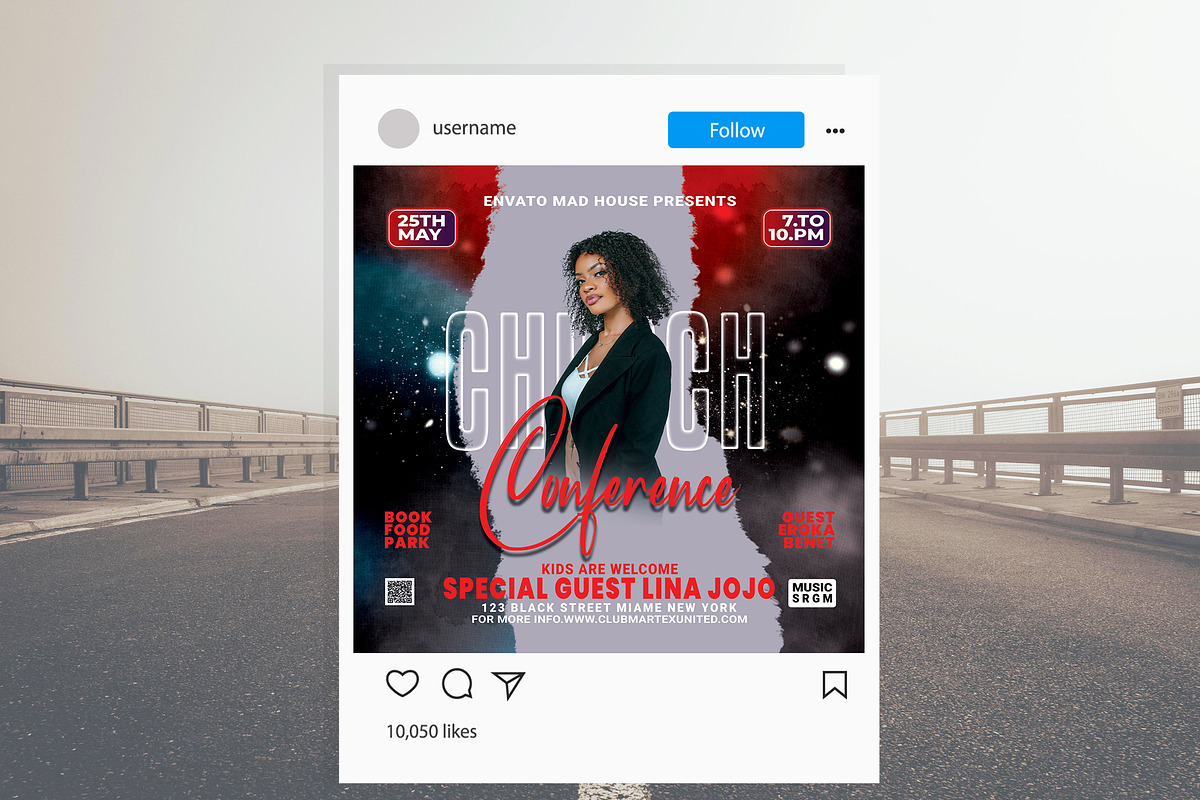 Church Conference Flyer, a Flyer Template by Poushe Design (Photo 2 of 4)