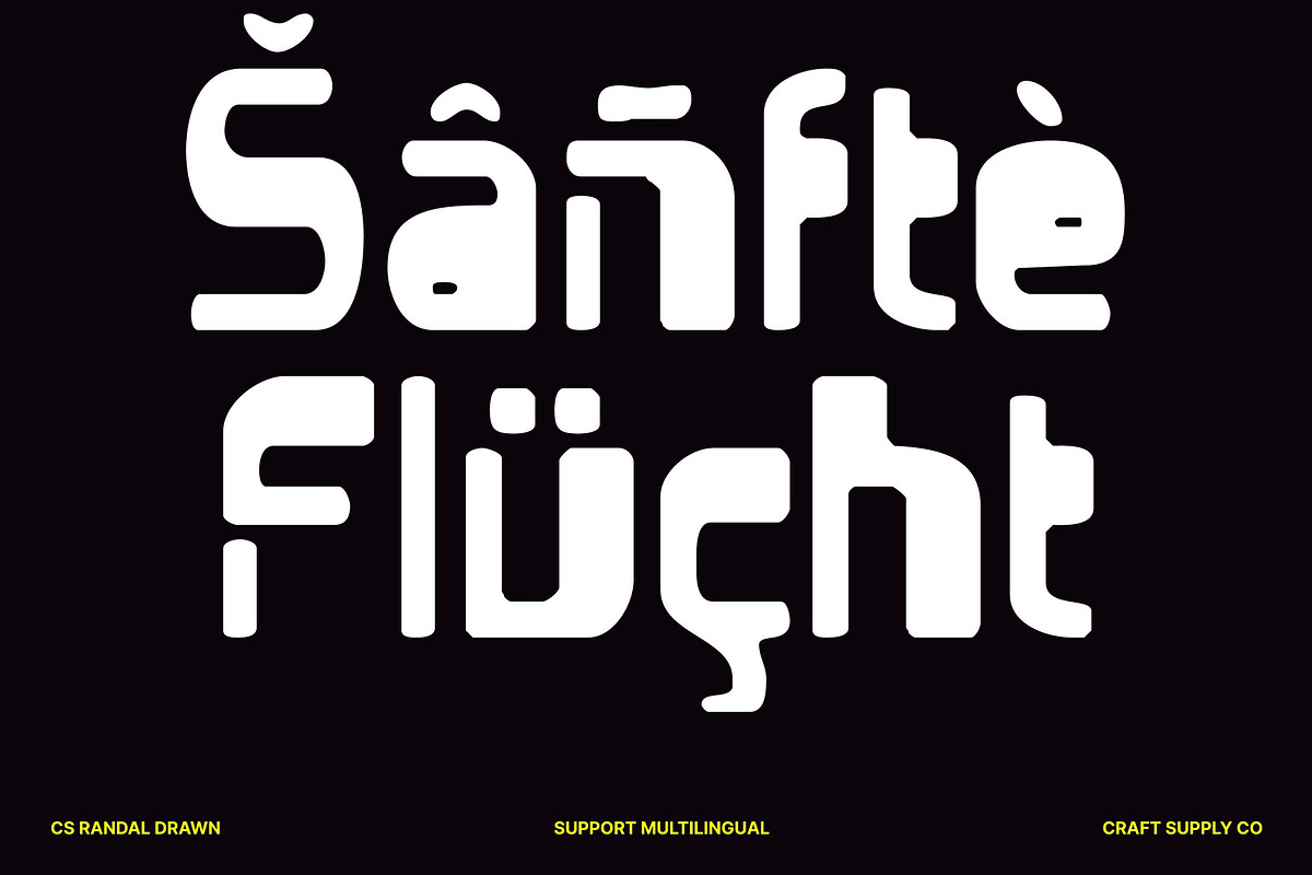 CS Randal Drawn, a Sans Serif Font by Craft Supply Co. (Photo 6 of 9)