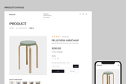 E-Commerce Furniture Website, an UI Kit Template by Ahmed Rubel (Thumbnail 6 of 10)