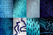 Blue Ocean Pattern Textures, a Pattern Graphic by Designbase (Thumbnail 3 of 5)