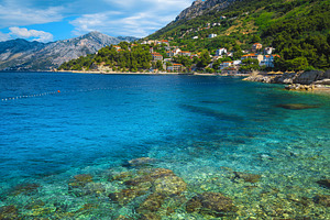 Transparent clean sea in Croatia, an Architecture Photo by Alpine Dreams
