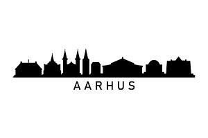 Skyline Aarhus, an Illustration by Mark1987