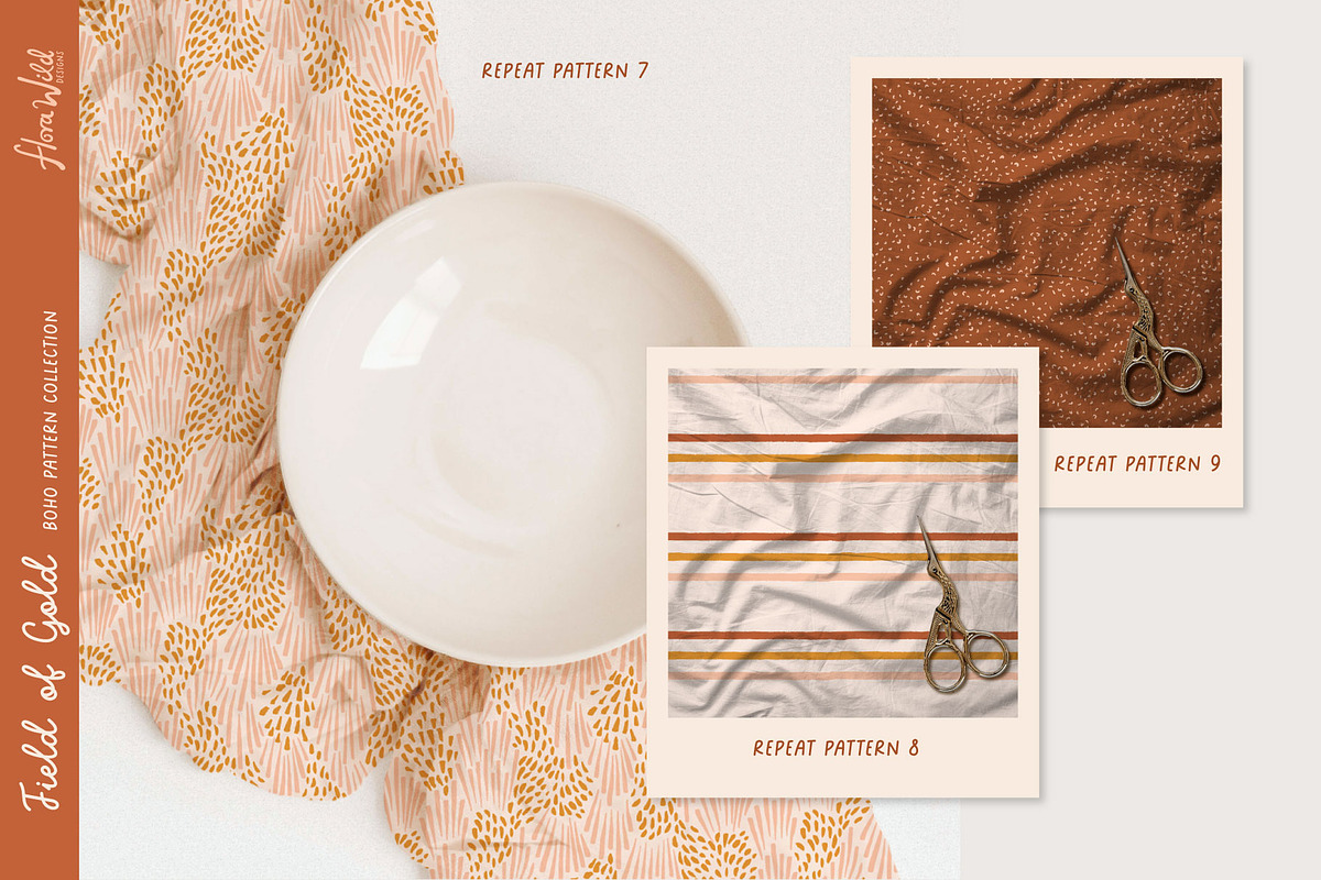 Boho Pattern Collection, a Pattern Graphic by Flora Wild Designs (Photo 5 of 6)