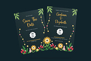 Borange Wedding Invitation Template, an Invitation Template by iDoodle Studio (Thumbnail 4 of 4)