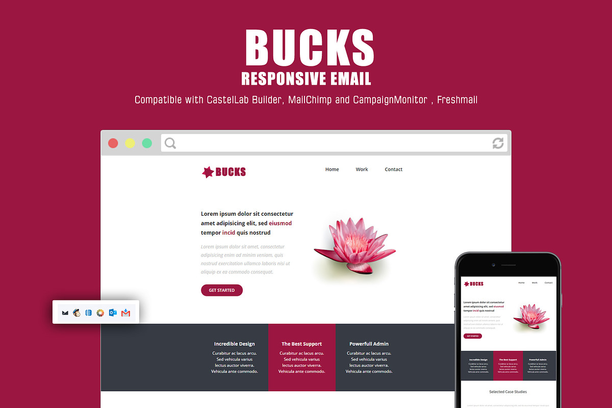 Bucks Responsive Email Template, a Websites & App Template by Mehul Munjani
