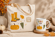 Whimsical Autumn Clipart Bundle, a Seasonal Illustration by Anna Studio (Thumbnail 6 of 12)