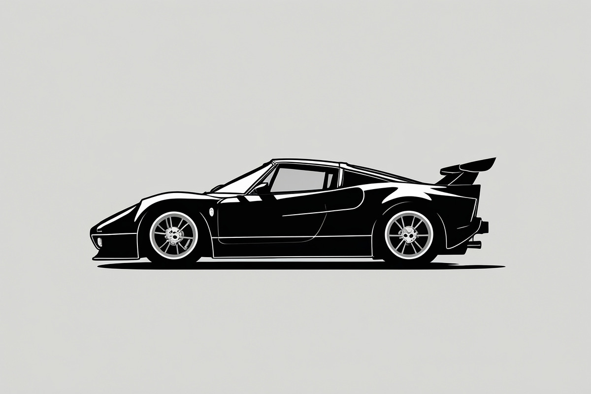 Racing Car Collection, an Illustration by Designer_Momina (Photo 5 of 9)