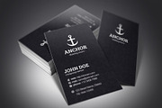 Anchor Business Cards, a Business Card Template by Rafael Oliveira (Thumbnail 1 of 4)