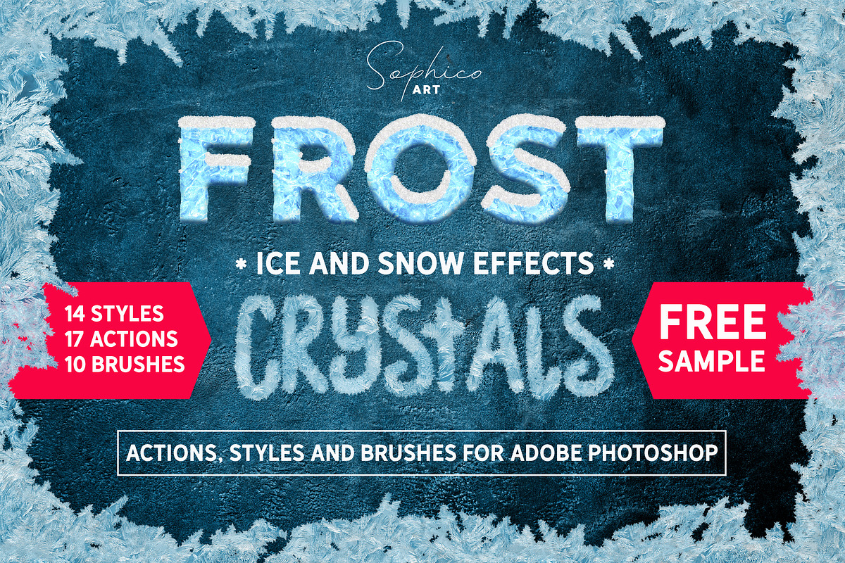 Frost Actions Styles Brushes For Ps, an Action Add-On by Sophico (Photo 1 of 12)