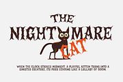 Spooky Party Club | Halloween Horror, a Blackletter Font by Jolicia Type (Thumbnail 9 of 14)