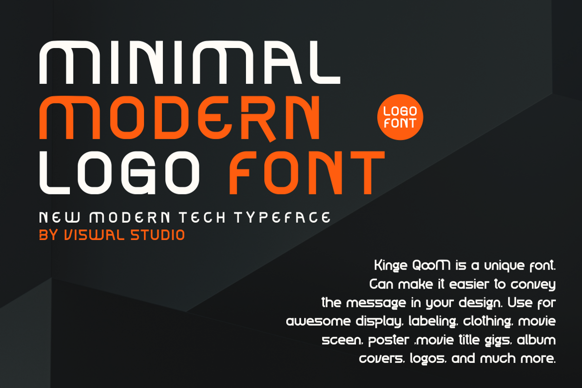Radie Moon - Modern Logo Font, a Sans Serif Font by Viswal Studio (Photo 3 of 7)