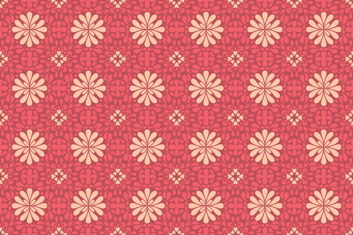 Flowers Batik Seamless Pattern, a Pattern Graphic by Mightyfire