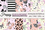 Preppy Coquette Halloween pattern, a Pattern Graphic by @olga.angelloz (Thumbnail 1 of 2)