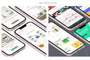 ALL 3D iPHONE MOCK-UP BUNDLE VOL-6, an iPhone Mockup by Graphicsworld125 (Thumbnail 9 of 21)