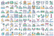 Nature and Landscape Icon Pack, an Icon by Vector Portal (Thumbnail 2 of 5)
