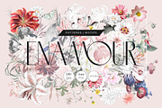 Enamour, Elegant Floral Blooms., a Pattern Graphic by TSTUDIO (Thumbnail 1 of 14)