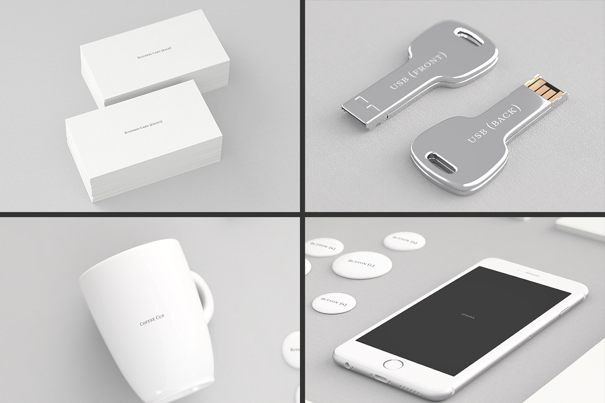 PolarWhite Package 02, a Cups & Container Mockup by JHålands' Digital Goods (Photo 1 of 5)